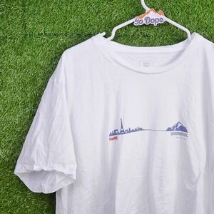 Rossignol T-Shirt White Paris Mountain Graphic - Mens Size XXL